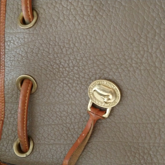 Leather purse, Brown, Dooney and Bourke - Picture 5 of 8
